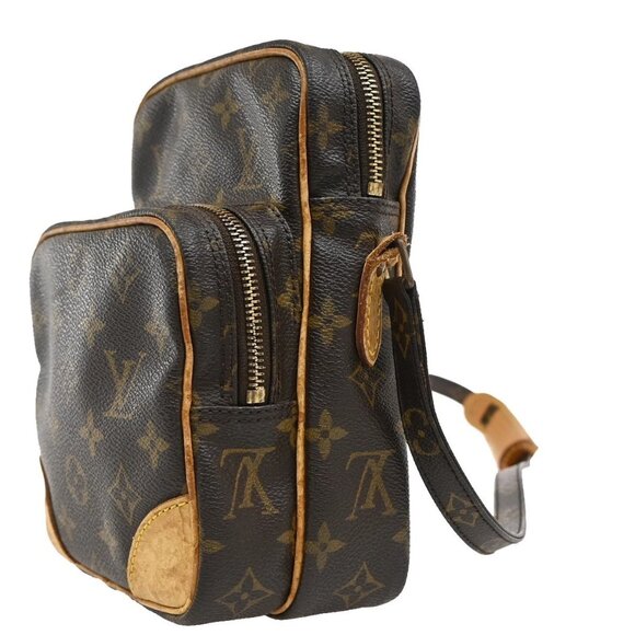 LOUIS VUITTON Amazon Shoulder Bag Monogram Leather Brown M45236 30TA041 - Picture 2 of 15